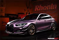 2021-UP BMW M3 G80 G81 BKSSII Style Front Bumper, Front Fender & Side Skirts Kit