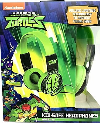 Rise of the Teenage Mutant Ninja Turtles (TMNT) Kid-Safe Headphones