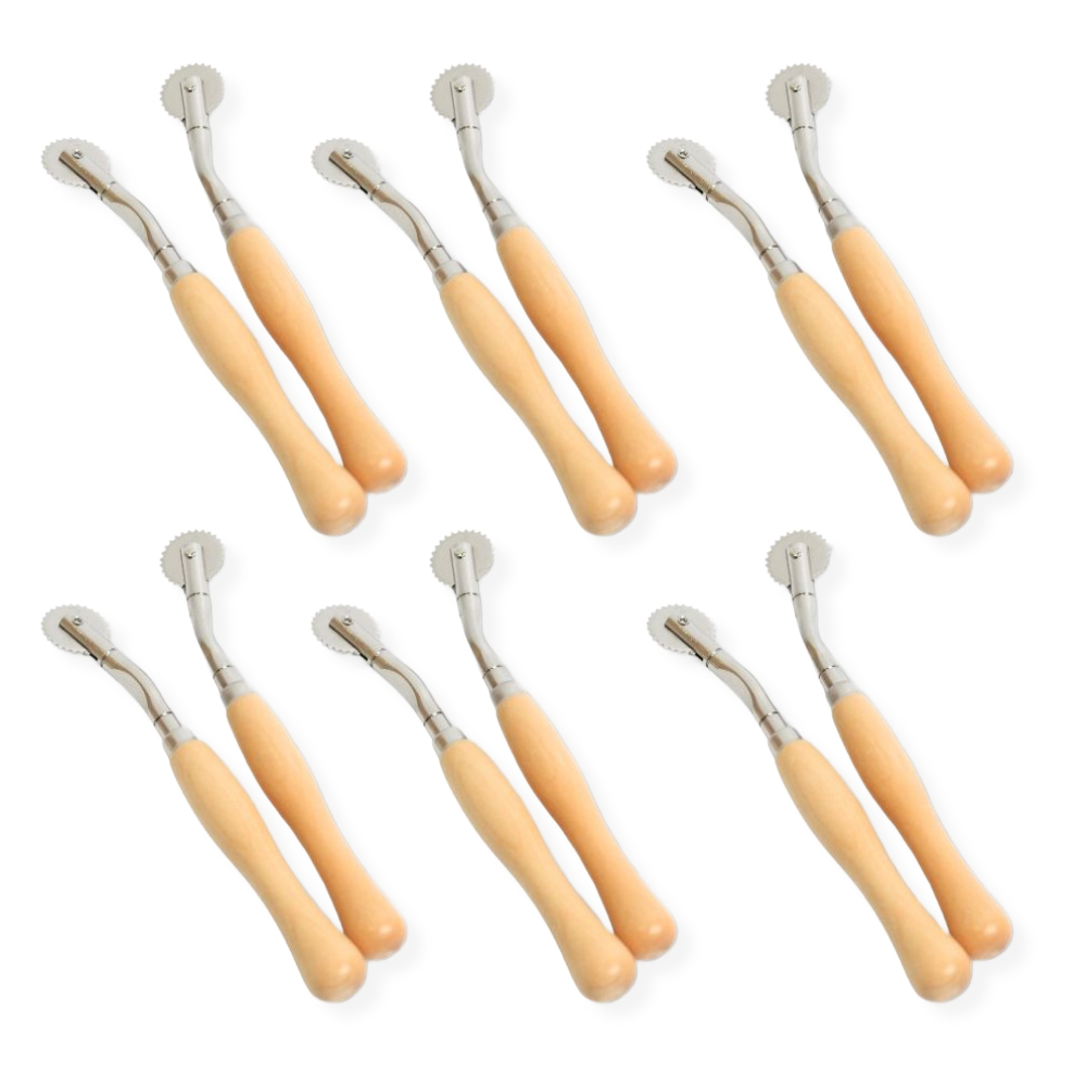 Rodaja Marcadora Mango Madera Fina E102M Docena