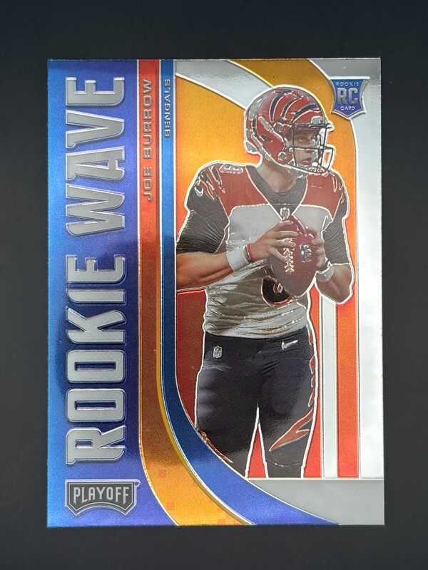 Joe Burrow 2020 Playoff Rookie Wave Bengals RC Joe Burrow 2020 Playoff Rookie Wave Bengals RC