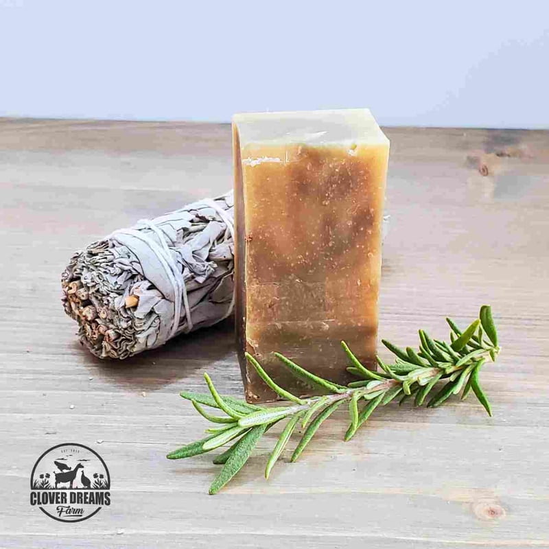 Rosemary Sage Smudge Goat Milk Soap Stick