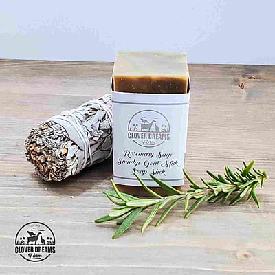 Rosemary Sage Smudge Goat Milk Soap Stick Rosemary Sage Smudge Goat Milk Soap Stick
