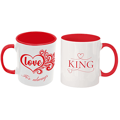 King Love Forever Romantic Mug