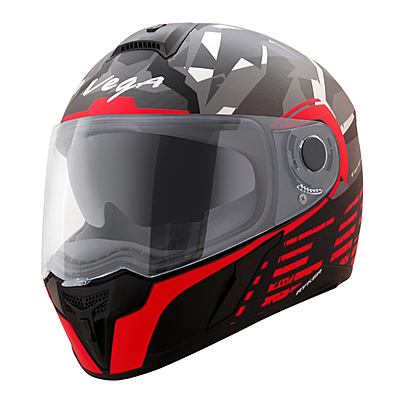 VEGA RYKER D/V BOLDER DULL BLACK RED (M)