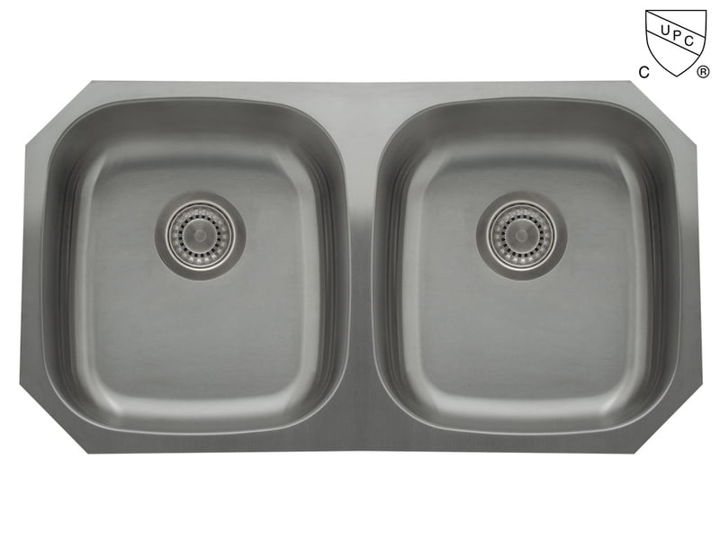 Double Equal Bowl - 18 g V Series ADA sink Double Equal Bowl - 18 g V Series ADA sink