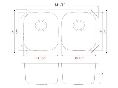 Double Equal Bowl - 16g V Series Double Equal Bowl - 16g V Series