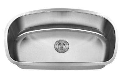 Large Single Bowl - 18g Curved Large Single Bowl - 18g Curved