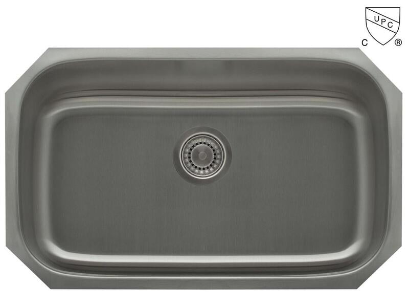 Large Single Bowl - 16g V Series Large Single Bowl - 16g V Series