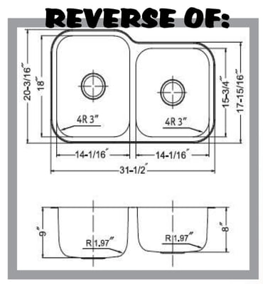 Double Offset Bowl, Big Right - 18g N Series Double Offset Bowl, Big Right - 18g N Series
