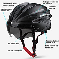 helmet with glass helmet with glass