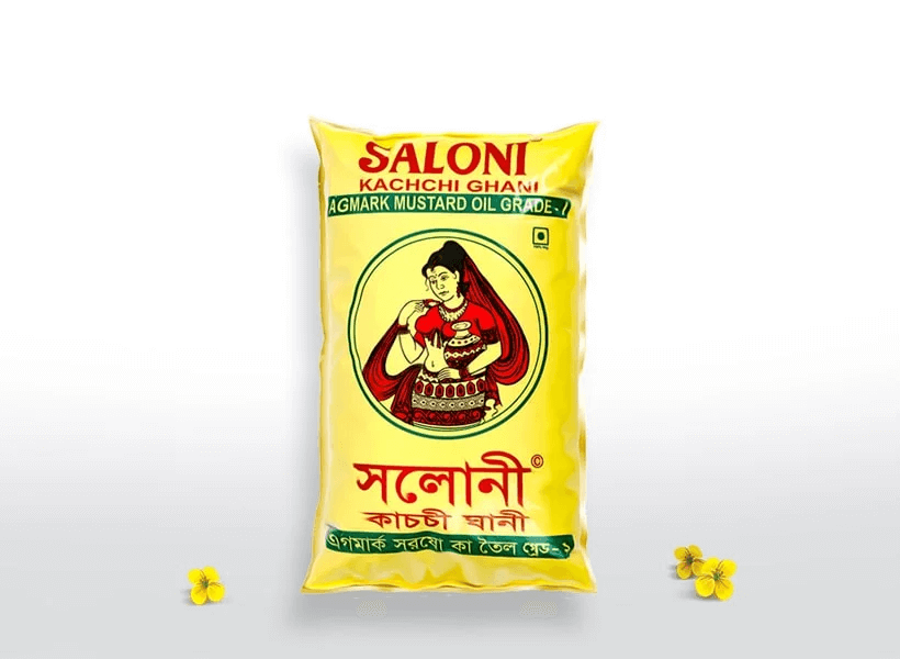 SALONI MUSTARD OIL 1 L POUCH