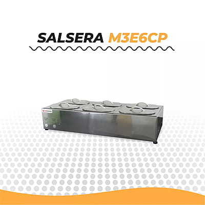 M3E6CP SALSERA ELECTRICA DE 3 CUBAS M3E6CP SALSERA ELECTRICA DE 3 CUBAS