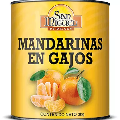 SAN MIGUEL MANDARINA EN GAJOS 3 KG