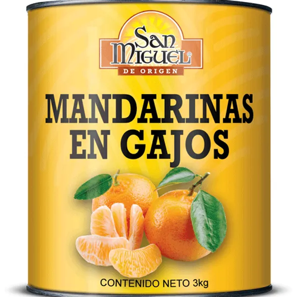 SAN MIGUEL MANDARINA EN GAJOS 3 KG