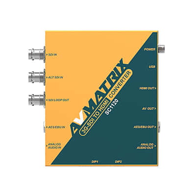 AVMatrix SC1120 3G-SDI to HDMI & AV Scaling Converter AVMatrix SC1120 3G-SDI to HDMI & AV Scaling Converter