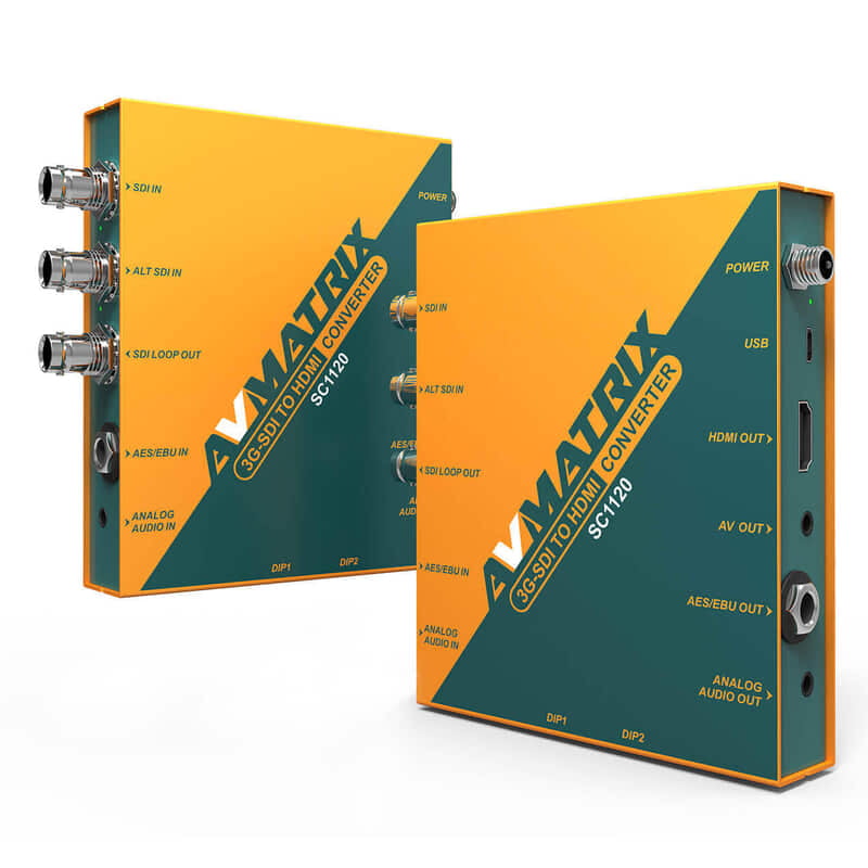 AVMatrix SC1120 3G-SDI to HDMI & AV Scaling Converter AVMatrix SC1120 3G-SDI to HDMI & AV Scaling Converter