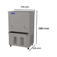 Dimension of Blue star SDLX 80120B stainless steel water cooler Dimension of Blue star SDLX 80120B stainless steel water cooler