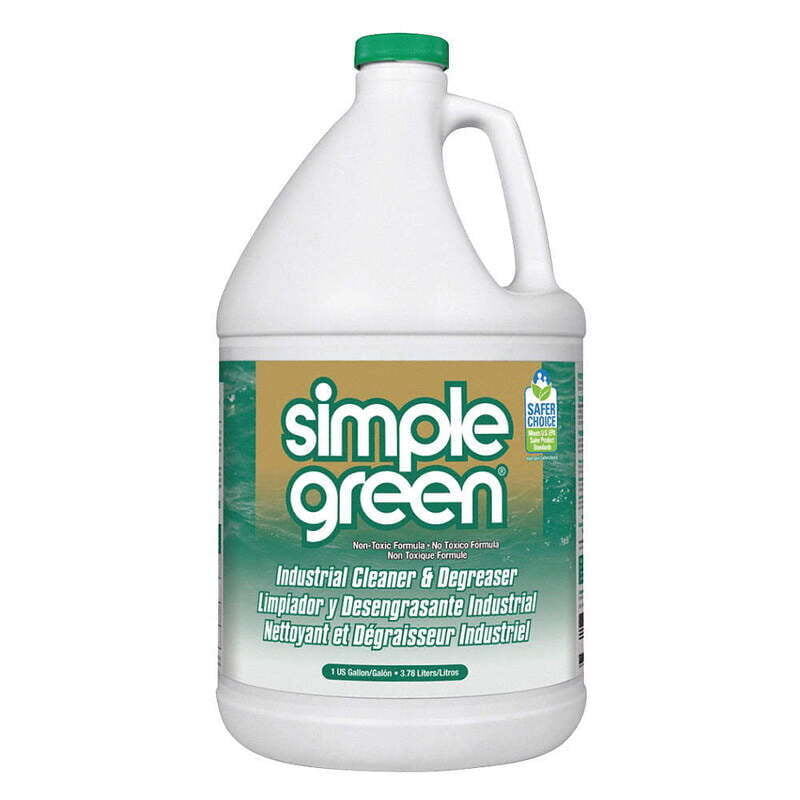 Simple Green Industrial Cleaner and Degreaser, Concentrated, 1 Gallon - 6/Carton Simple Green Industrial Cleaner and Degreaser, Concentrated, 1 Gallon - 6/Carton