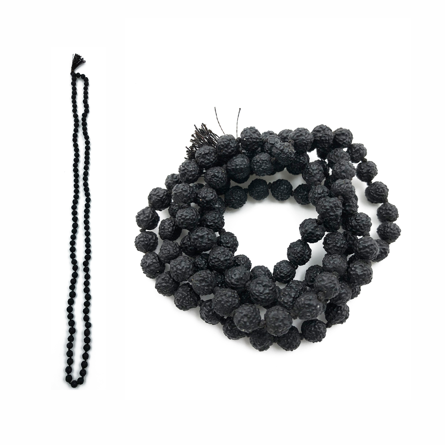 Black Rudrash Mala with 108 Beads for Pooja Black Rudrash Mala with 108 Beads for Pooja