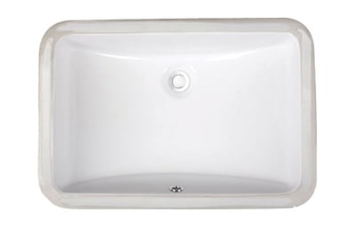 Rectangle Vanity 1812 - White Rectangle Vanity 1812 - White