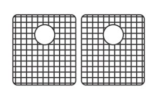 Grid Set for Double Equal Bowl - Granite Composite