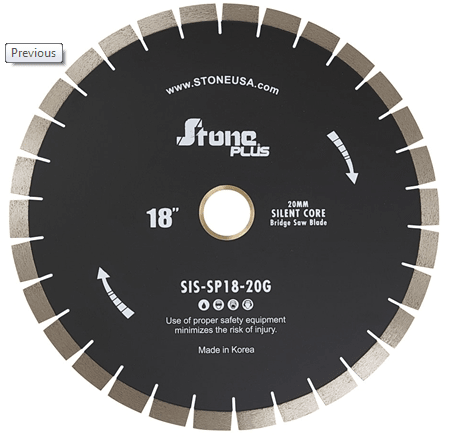 Stone Plus Granite Blade - 18" 20MM Stone Plus Granite Blade - 18" 20MM