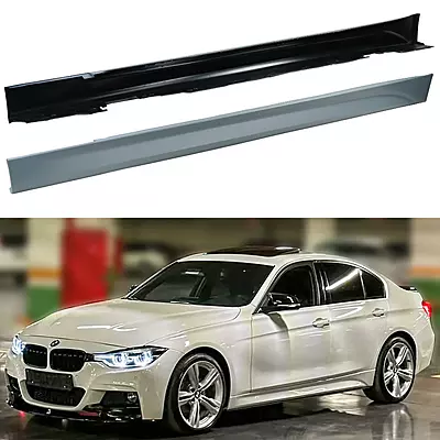 BMW 3 Series Side Skirts – Satin Black (2012–2018) BMW 3 Series Side Skirts – Satin Black (2012–2018)