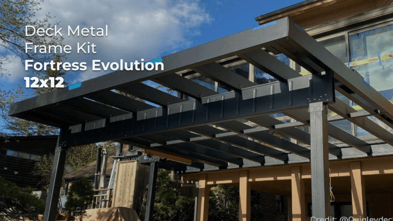 12' x 12' Deck Metal Frame Kit (Fortress Evolution)