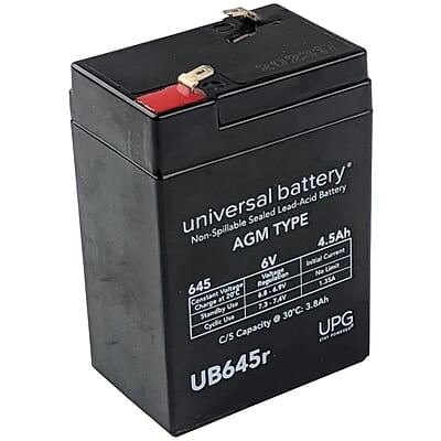 BATTERY 6V 4.5 AH