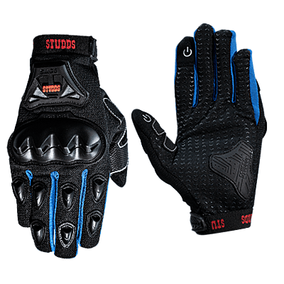 STUDDS GLOVES SMG-6 BLUE (S) WITH TOUCH