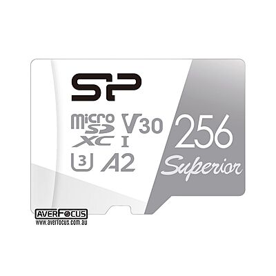 Silicon Power SP 256GB Superior  microSDXC(A2) Card