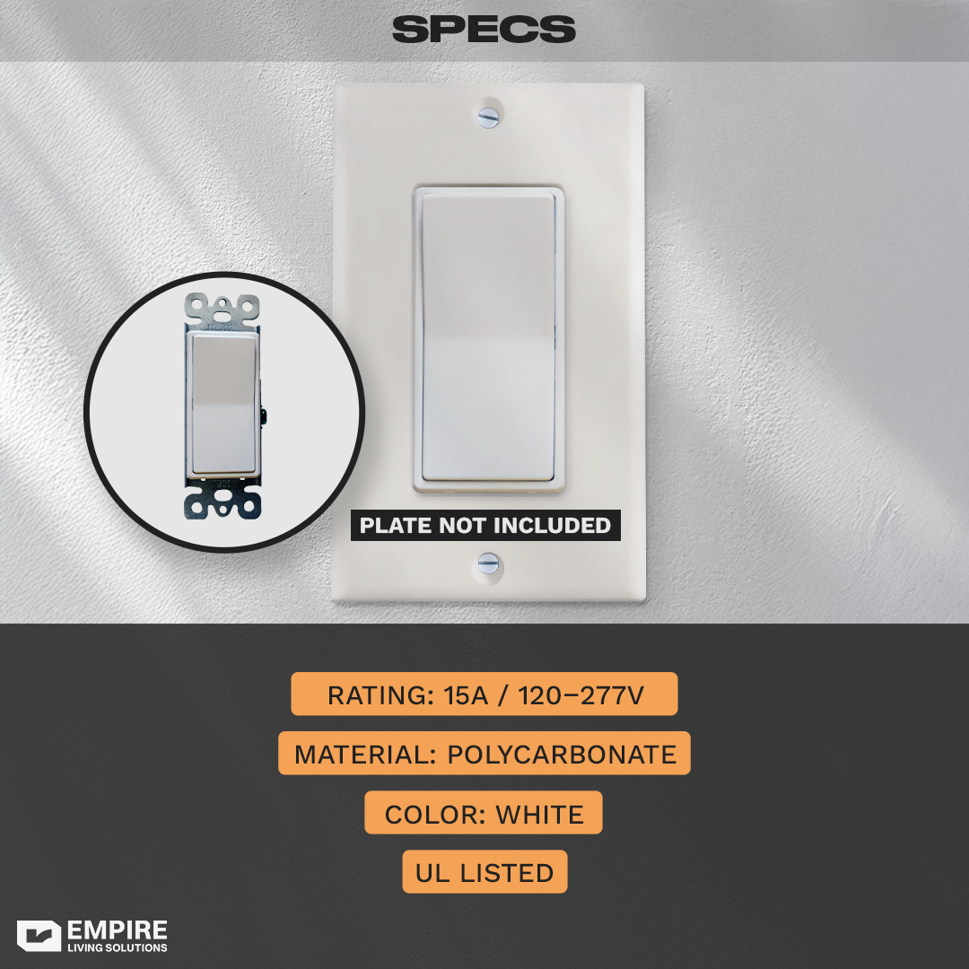 Single Pole Wall Light Switch Single Pole Wall Light Switch
