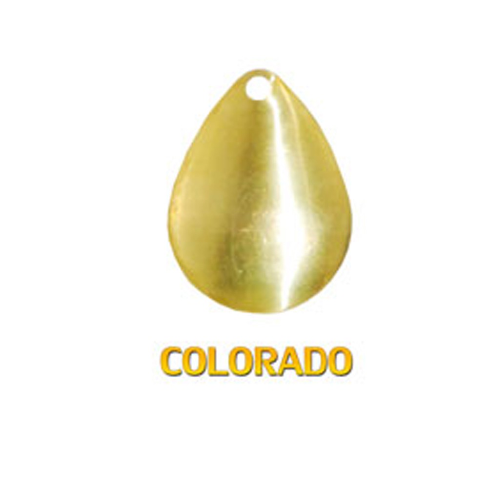 WEEBASS ใบสปิน - รุ่น BX COLORADO BLADES GOLD 93804 (100PCS) (ใบกลม)