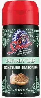 SPUR SPICE CHUTNEY CHIP 1X100G SPUR SPICE CHUTNEY CHIP 1X100G