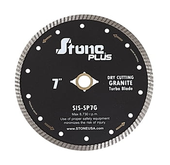 Stone Plus Granite Turbo Blade - 7" (Reg. $55.00) Stone Plus Granite Turbo Blade - 7" (Reg. $55.00)