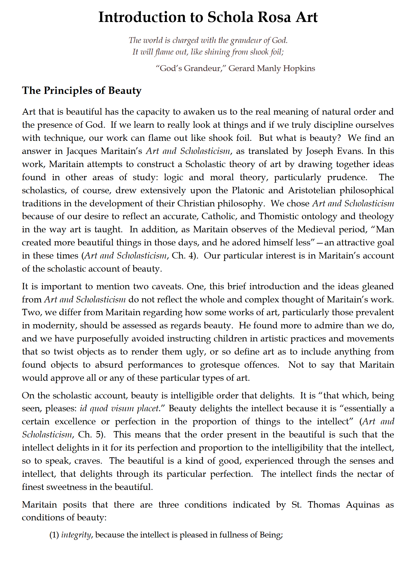 ART II: Theme: The Christian Age ART II: Theme: The Christian Age