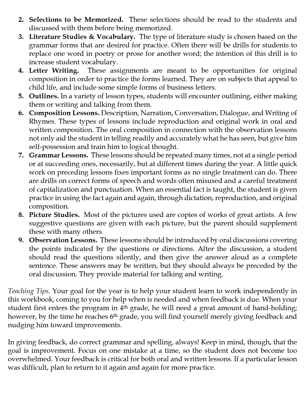 Language Arts 4-6: Schola Rosa Cycle 1 Language Arts 4-6: Schola Rosa Cycle 1