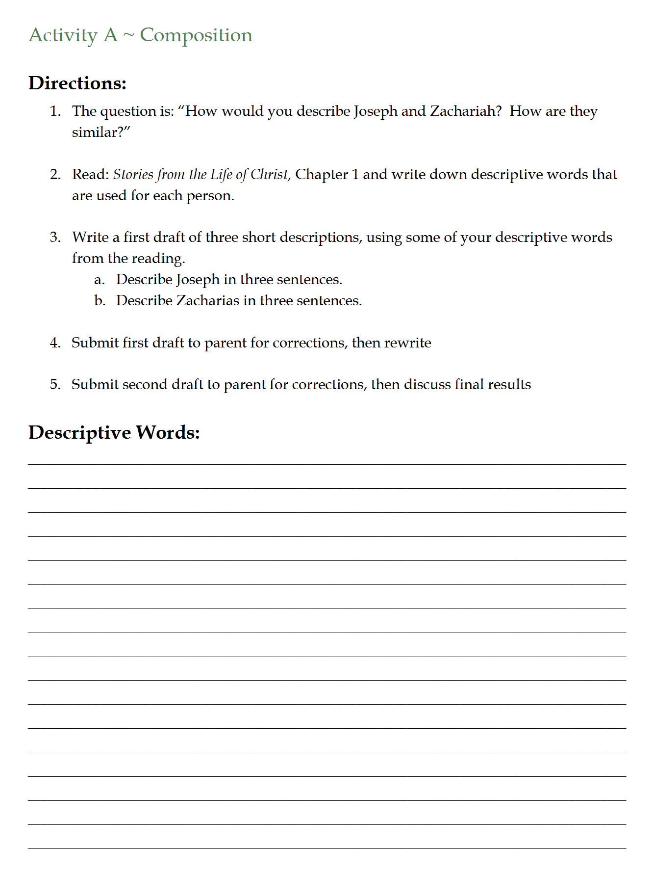 History 4-6: The Christian Age: Schola Rosa Cycle 2