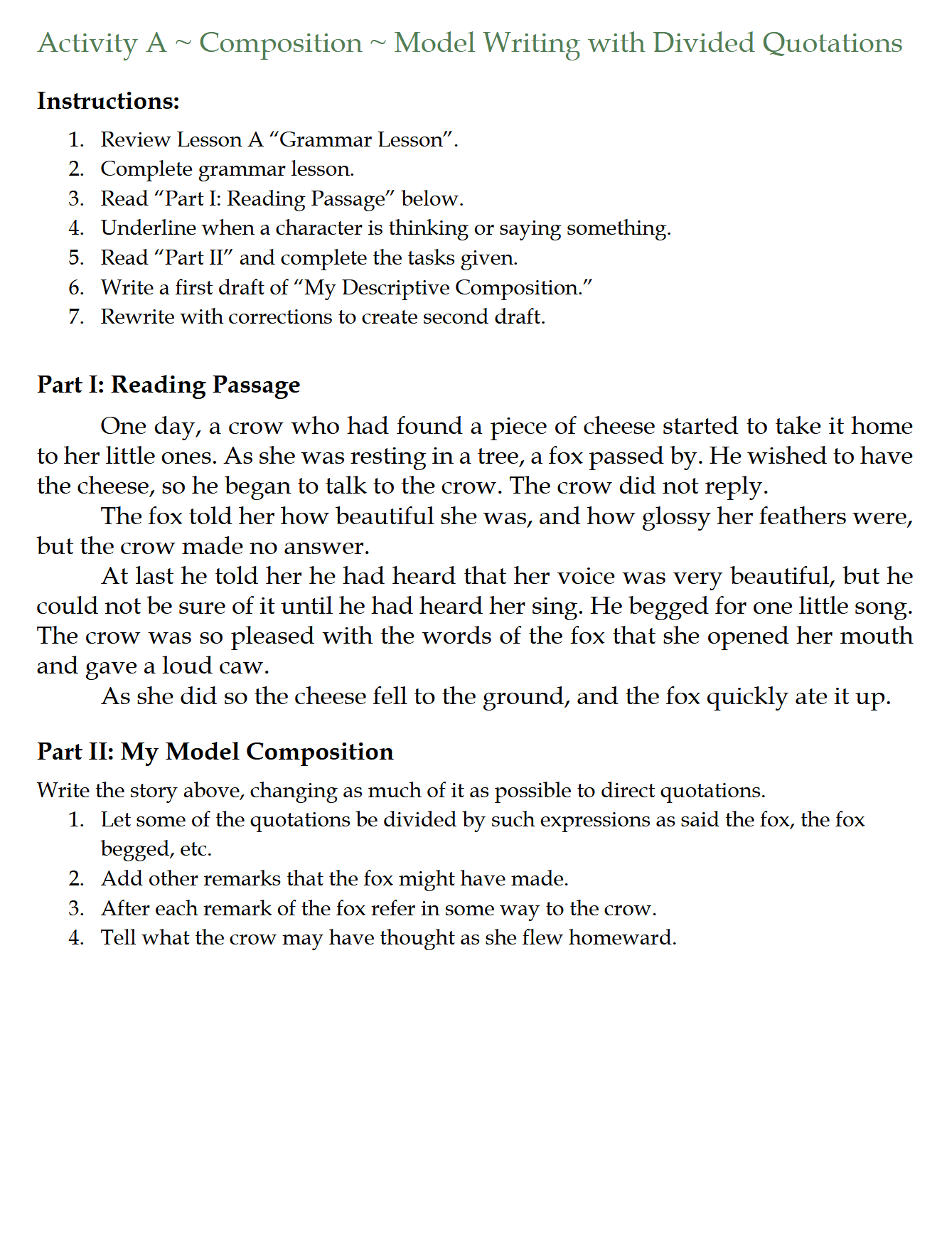 Language Arts 4-6: Schola Rosa Cycle 2