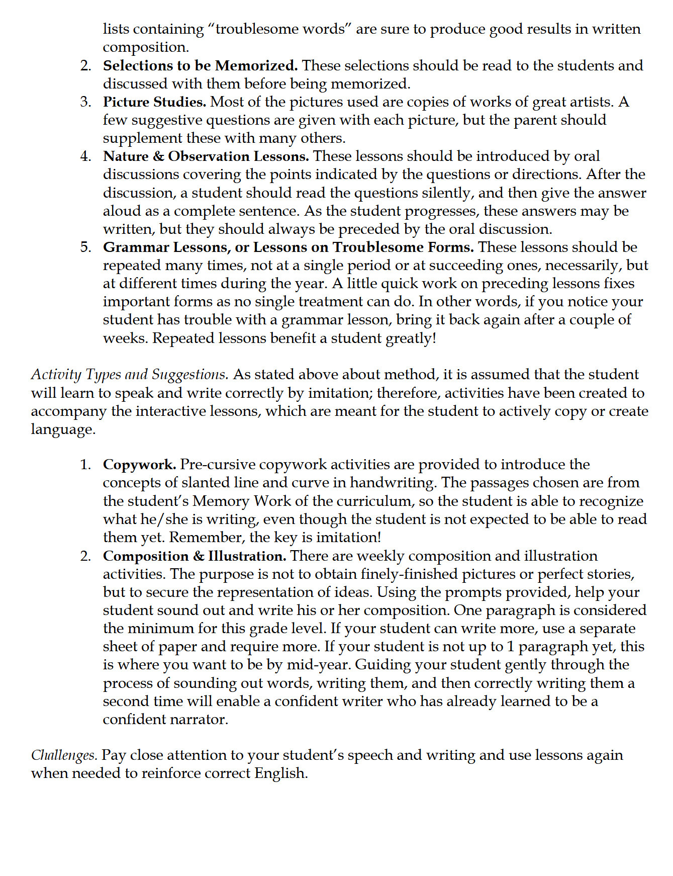 Language Arts 2-3: Schola Rosa Cycle 3