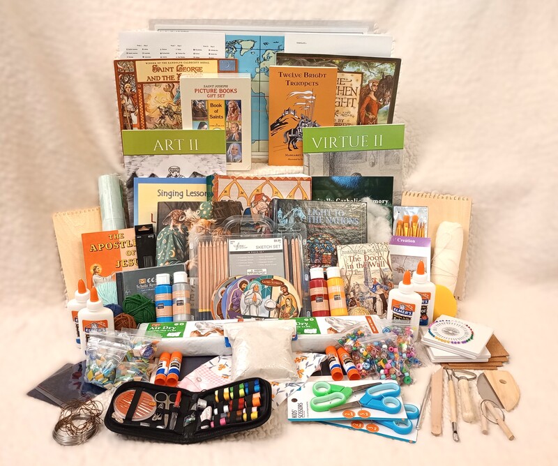 Schola Rosa K-6 - Family Books and Art Kit - Cycle 2