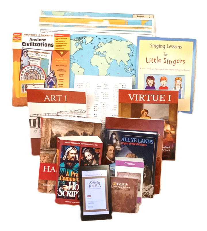 Schola Rosa K-6 - Subscription and Family Books - Cycle 1