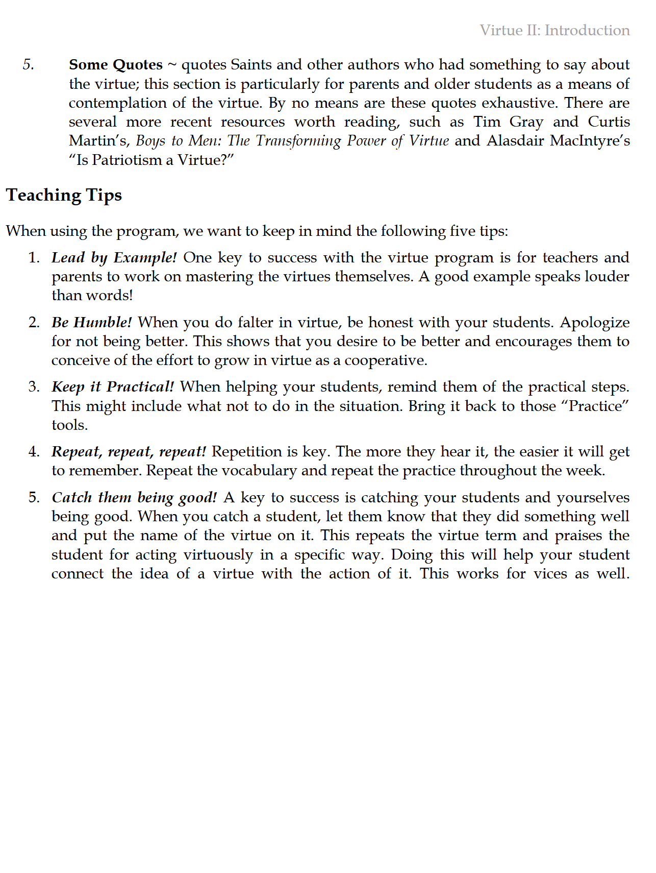 Virtue II: Adding the Theological Virtues (K-6)