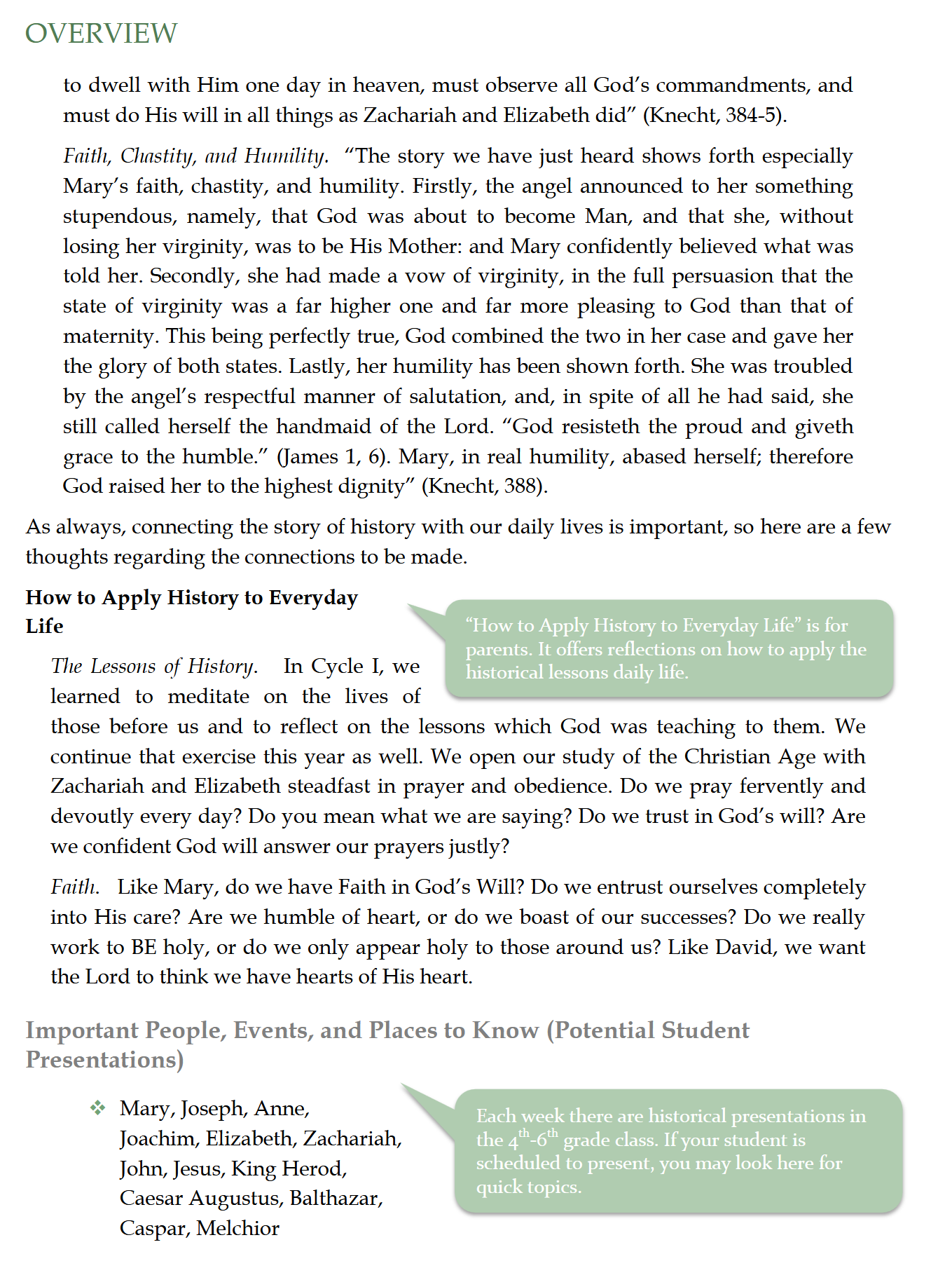 Schola Rosa Handbook (K-6th): Cycle 2