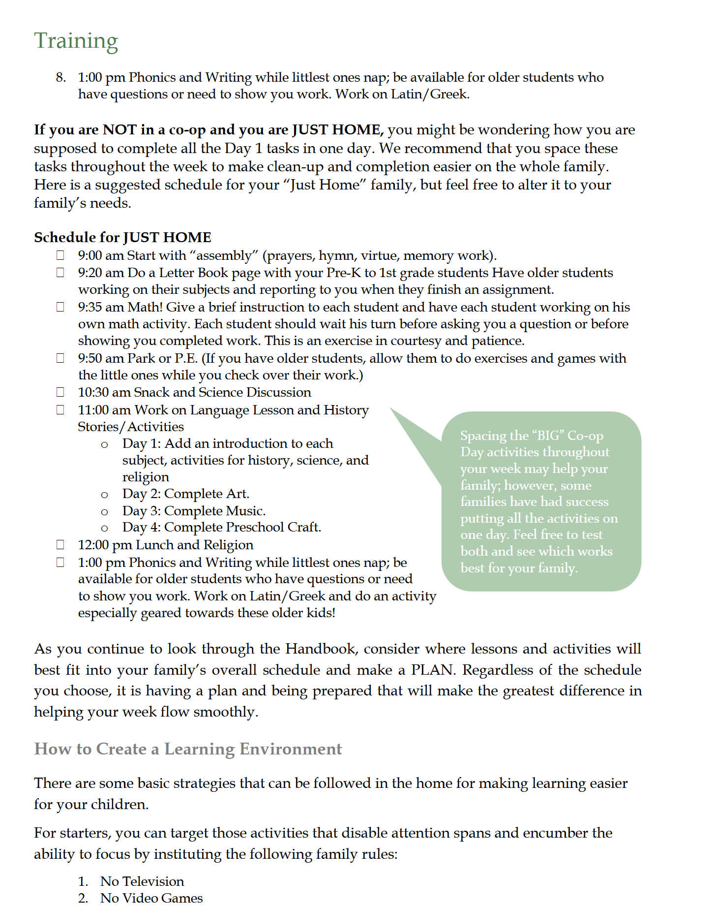 Schola Rosa Handbook (K-6th): Cycle 2