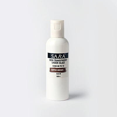 Sara Semi Transparent Underglaze Coffee Brown SUG09 Sara Semi Transparent Underglaze Coffee Brown SUG09