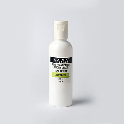 Sara Semi Transparent Underglaze Light Green SUG15 Sara Semi Transparent Underglaze Light Green SUG15