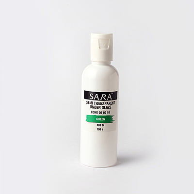Sara Semi Transparent Underglaze Green SUG24 Sara Semi Transparent Underglaze Green SUG24