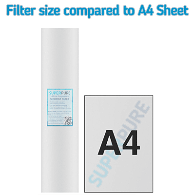 SUPERPURE 3-Stage Whole House Water Filtration System on Stand SUPERPURE 3-Stage Whole House Water Filtration System on Stand