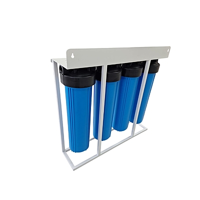 SUPERPURE 4-Stage Whole House Water Filtration System on Stand SUPERPURE 4-Stage Whole House Water Filtration System on Stand
